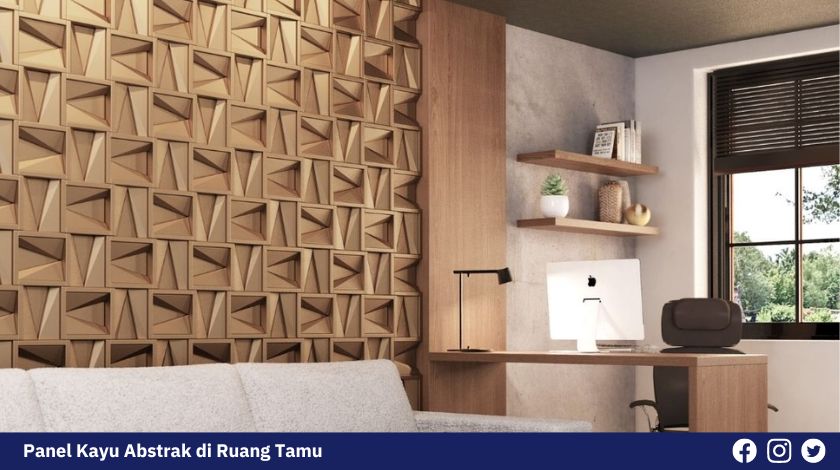 Inspirasi Wall Panel Dinding Kayu Percantik Interior 3